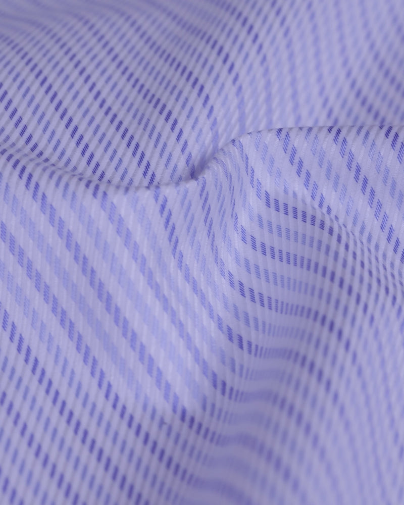 Primus Twill Striped Shirt - Blue