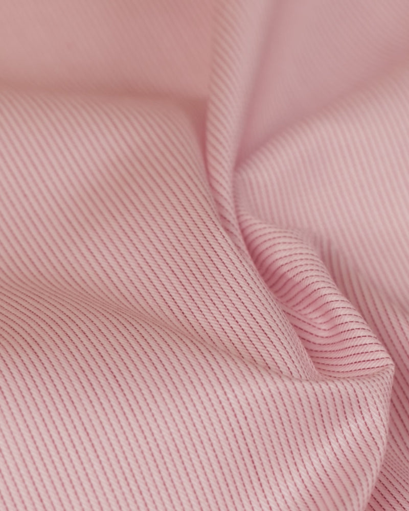 Lyra Twill Striped Shirt - Pink