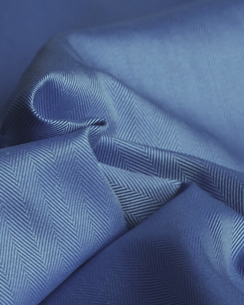 Crux Herringbone Shirt - Blue