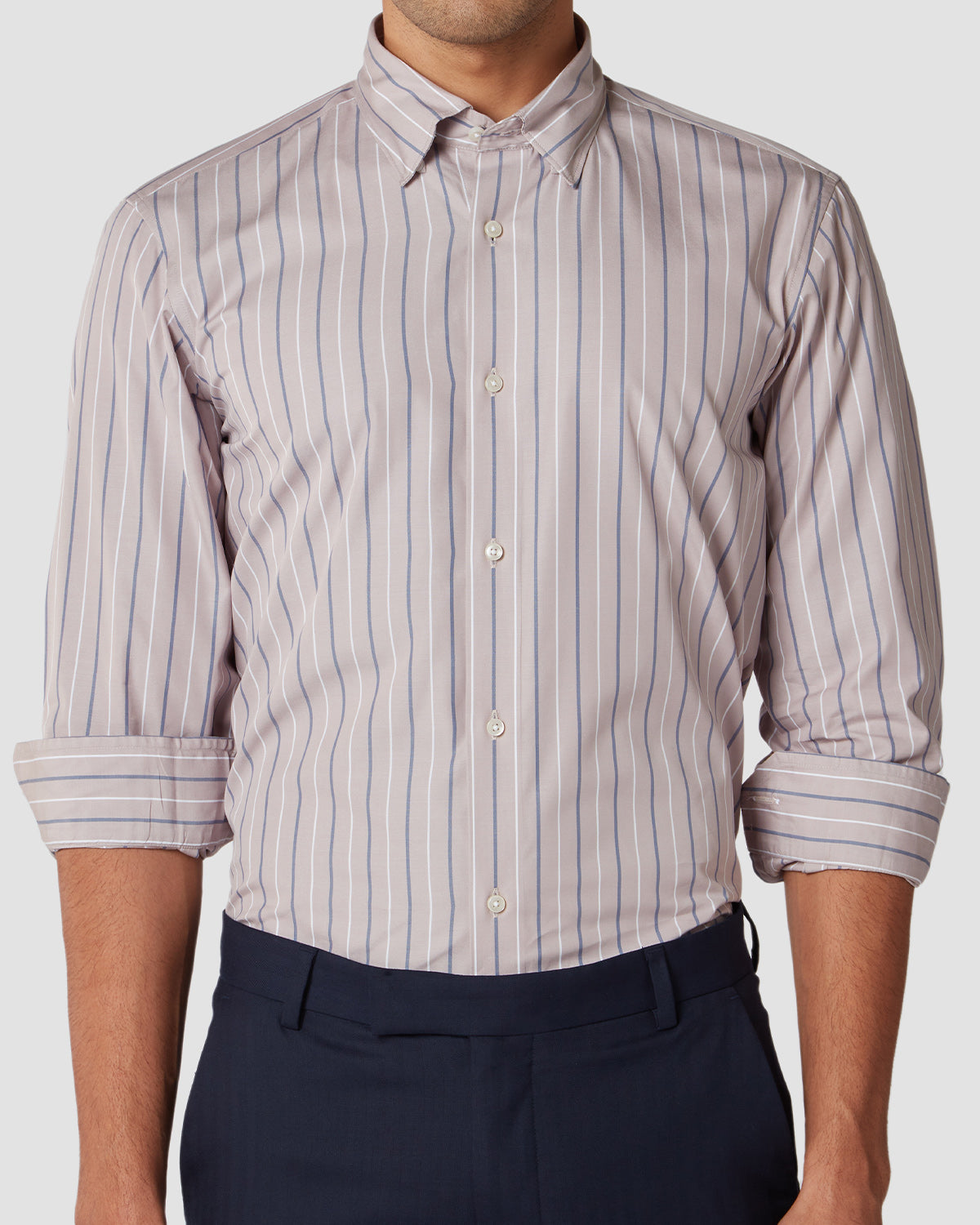 Japanese Grapevine Striped Shirt